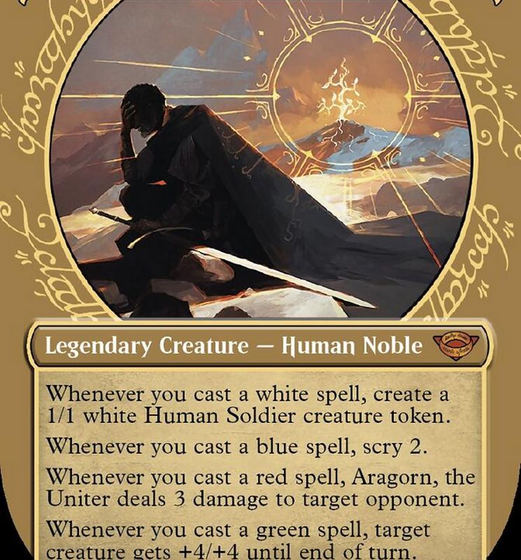 Aragorn, the Uniter (Showcase Ring Frame) [The Lord of the Rings: Tales of Middle-Earth]