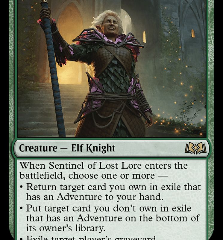 Sentinel of Lost Lore [Wilds of Eldraine]
