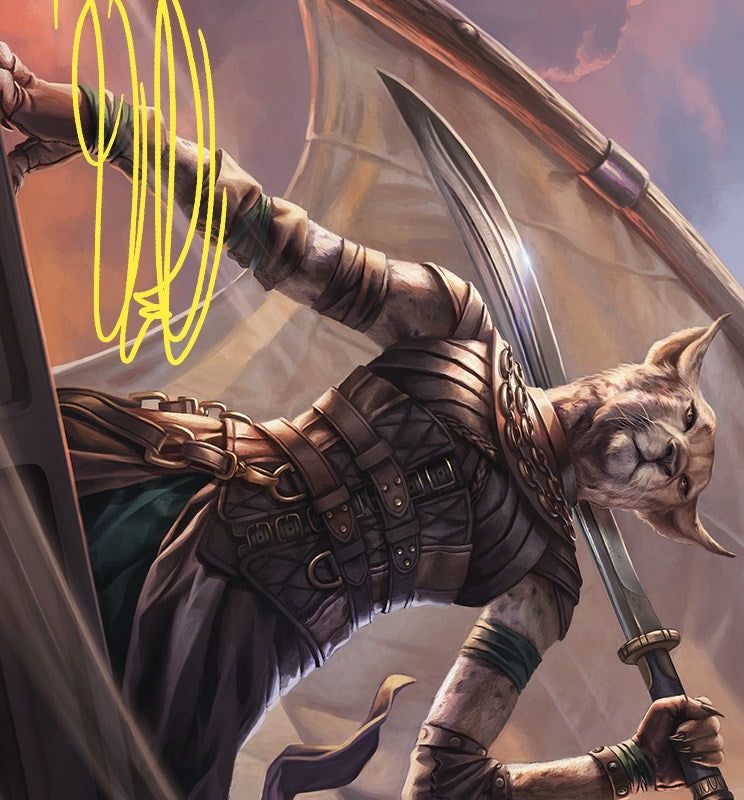 Mirri, Weatherlight Duelist Art Card (Gold-Stamped Signature) [Commander Masters Art Series]