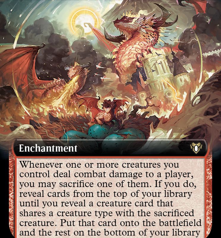 Descendants' Fury (Extended Art) [Commander Masters]