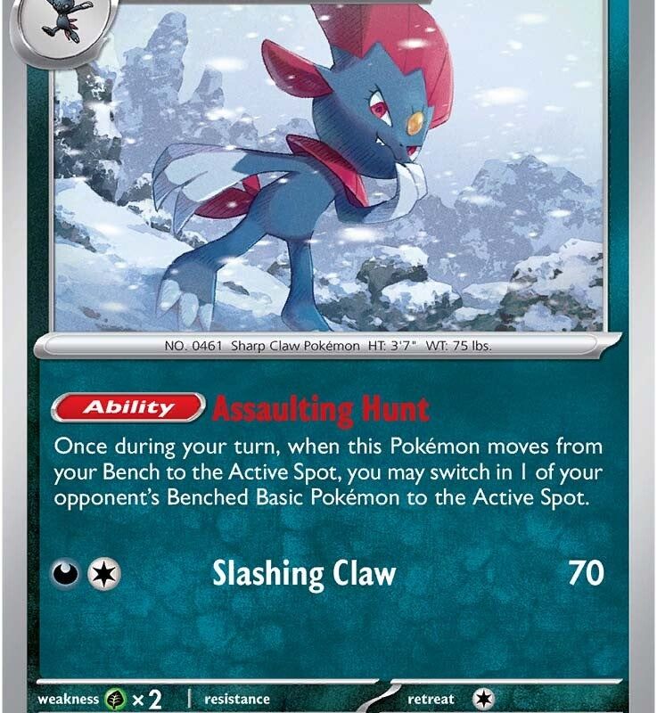 Weavile (134/193) [Scarlet & Violet: Paldea Evolved]