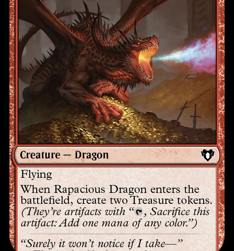 Rapacious Dragon [Commander Masters]