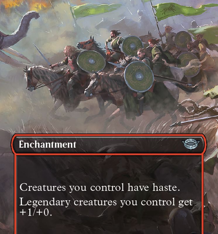 Rising of the Day (Borderless Alternate Art) [The Lord of the Rings: Tales of Middle-Earth]