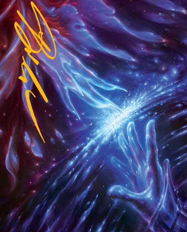 Transcendent Message Art Card (Gold-Stamped Signature) [March of the Machine Art Series]