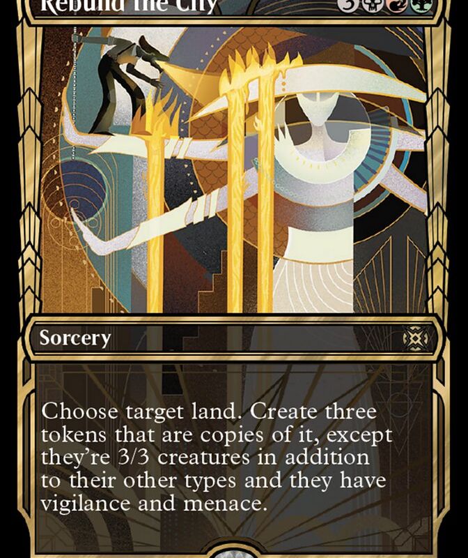 Rebuild the City (Showcase Halo Foil) [March of the Machine: The Aftermath]