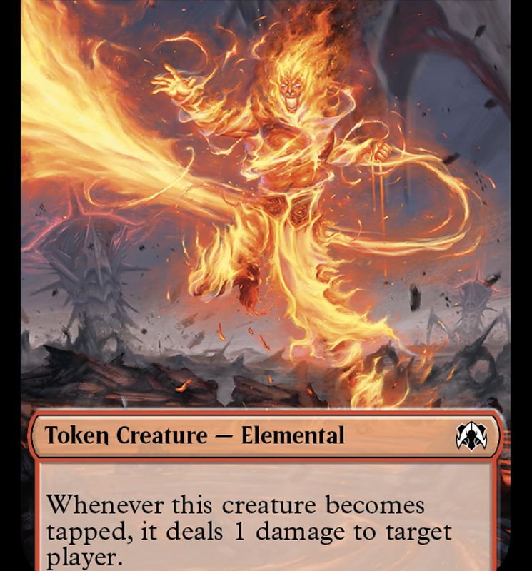 Elemental (22) // Faerie Double-Sided Token [March of the Machine Commander Tokens]
