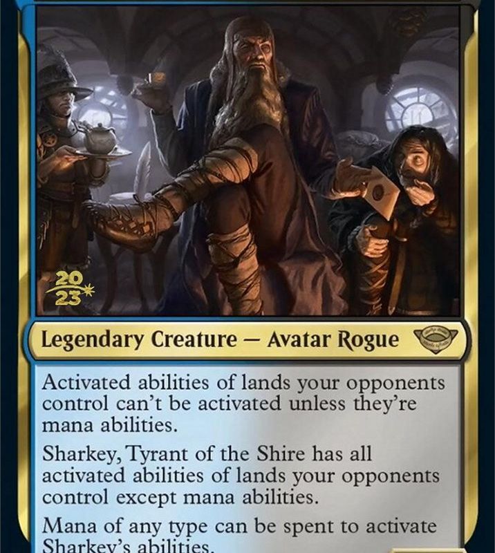 Sharkey, Tyrant of the Shire [The Lord of the Rings: Tales of Middle-Earth Prerelease Promos]