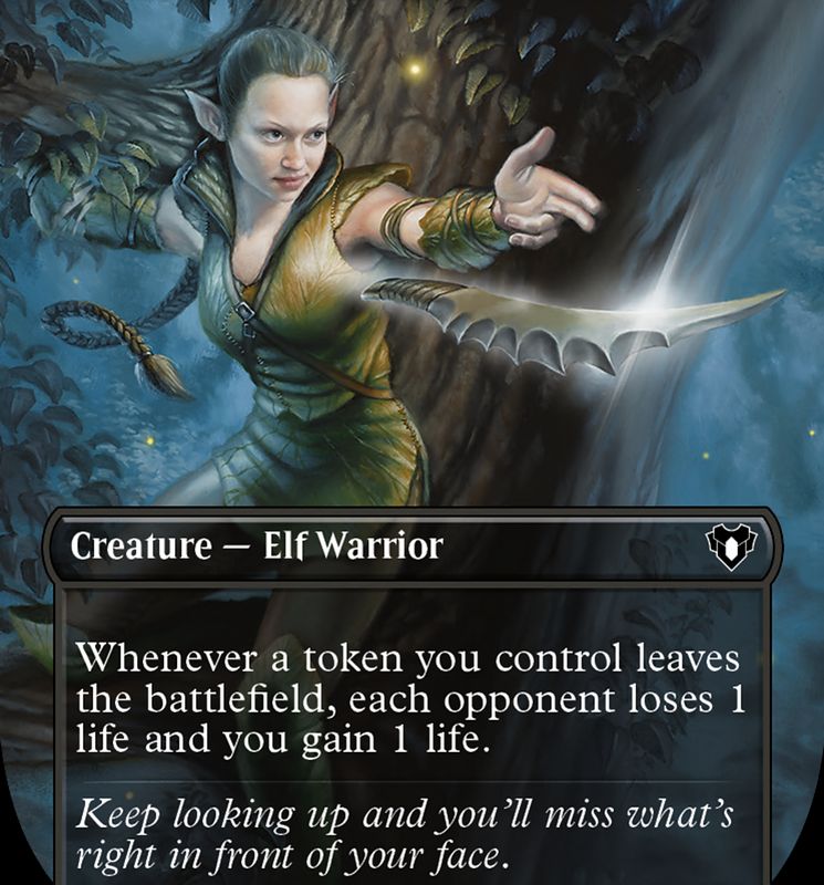 Nadier's Nightblade (Borderless Alternate Art) [Commander Masters]