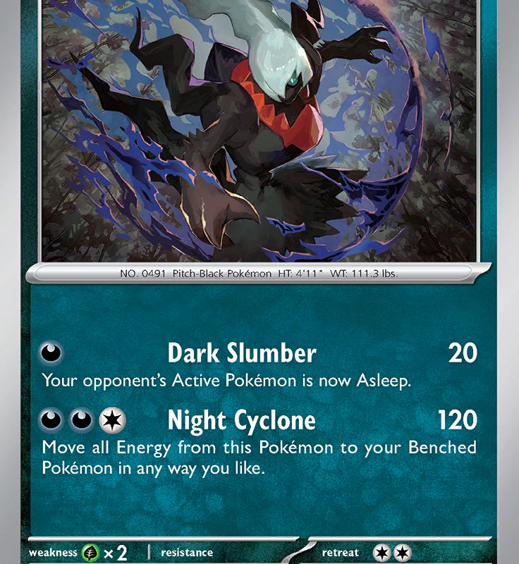 Darkrai (136/197) [Scarlet & Violet: Obsidian Flames]