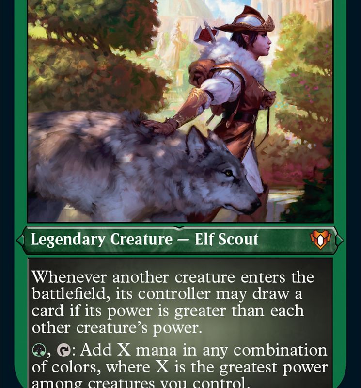 Selvala, Heart of the Wilds (Foil Etched) [Commander Masters]