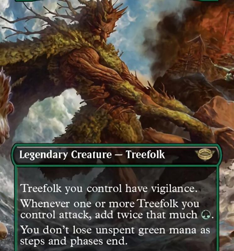 Fangorn, Tree Shepherd (Borderless Alternate Art) [The Lord of the Rings: Tales of Middle-Earth]