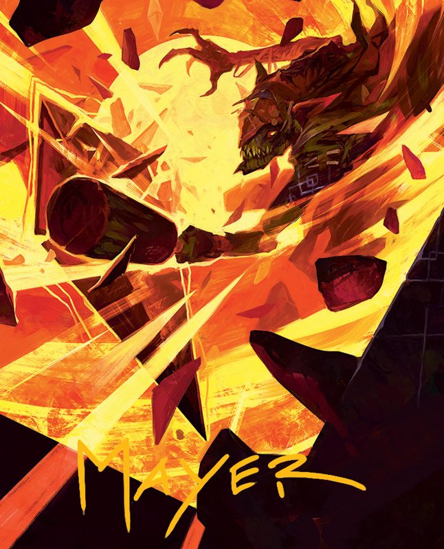 Zada, Hedron Grinder Art Card (Gold-Stamped Signature) [March of the Machine Art Series]