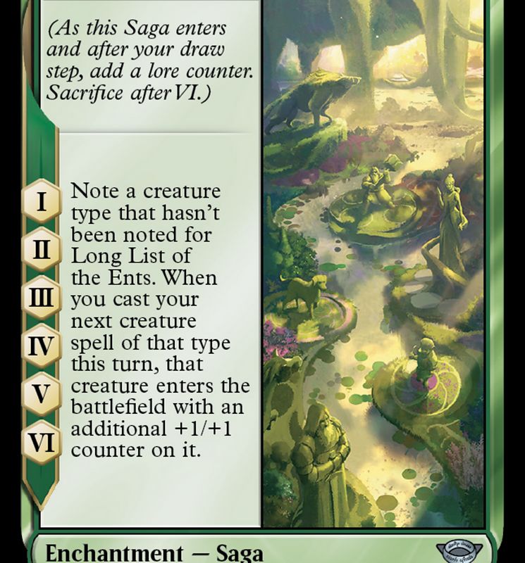 Long List of the Ents [The Lord of the Rings: Tales of Middle-Earth]