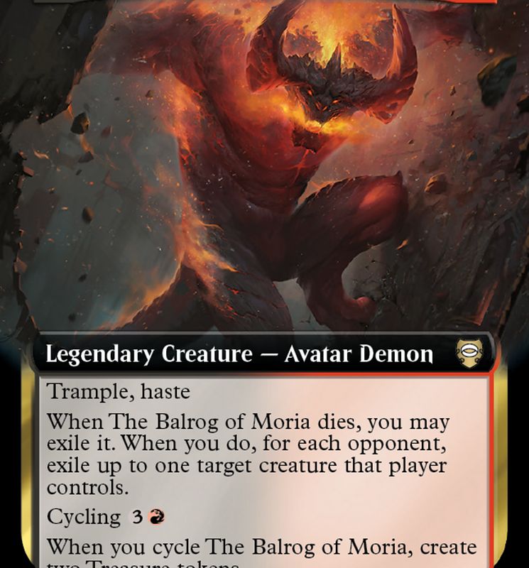 The Balrog of Moria (Extended Art) [The Lord of the Rings: Tales of Middle-Earth Commander]