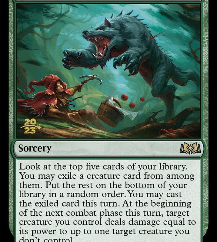 Feral Encounter [Wilds of Eldraine Prerelease Promos]