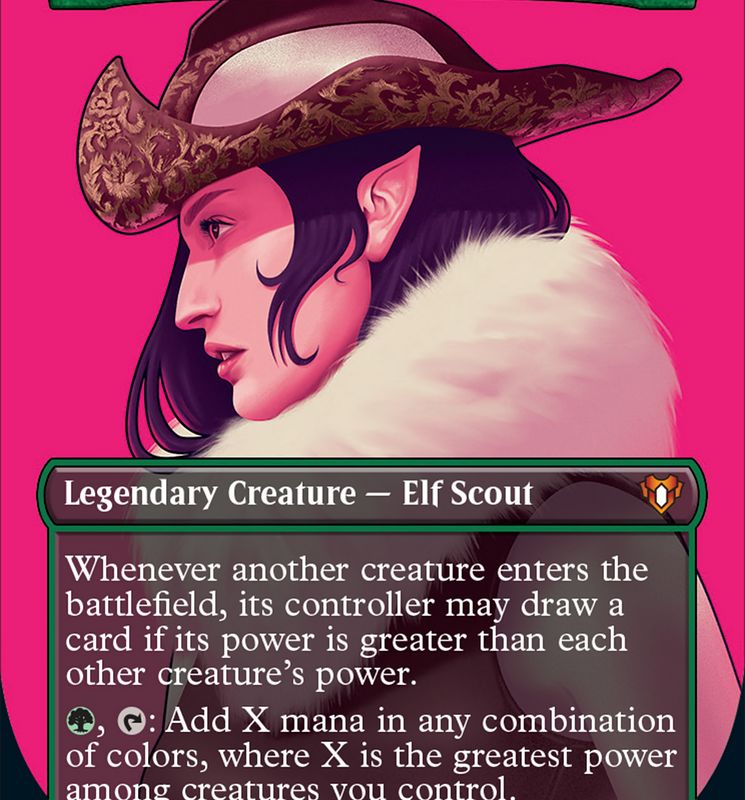 Selvala, Heart of the Wilds (Borderless Profile) [Commander Masters]