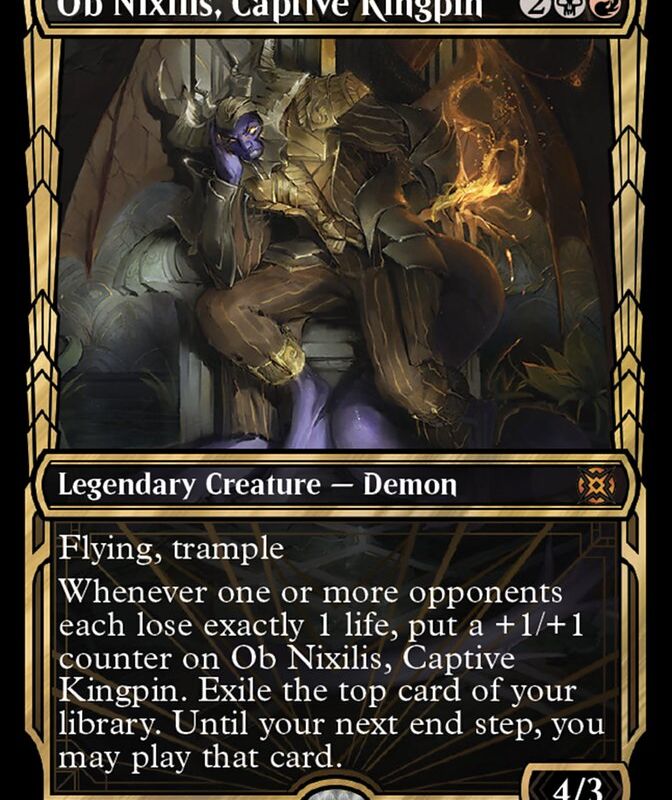 Ob Nixilis, Captive Kingpin (Showcase Halo Foil) [March of the Machine: The Aftermath]