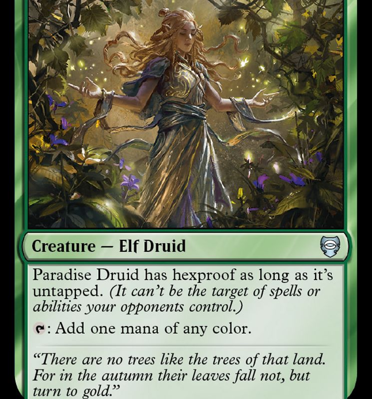 Paradise Druid [The Lord of the Rings: Tales of Middle-Earth Commander]