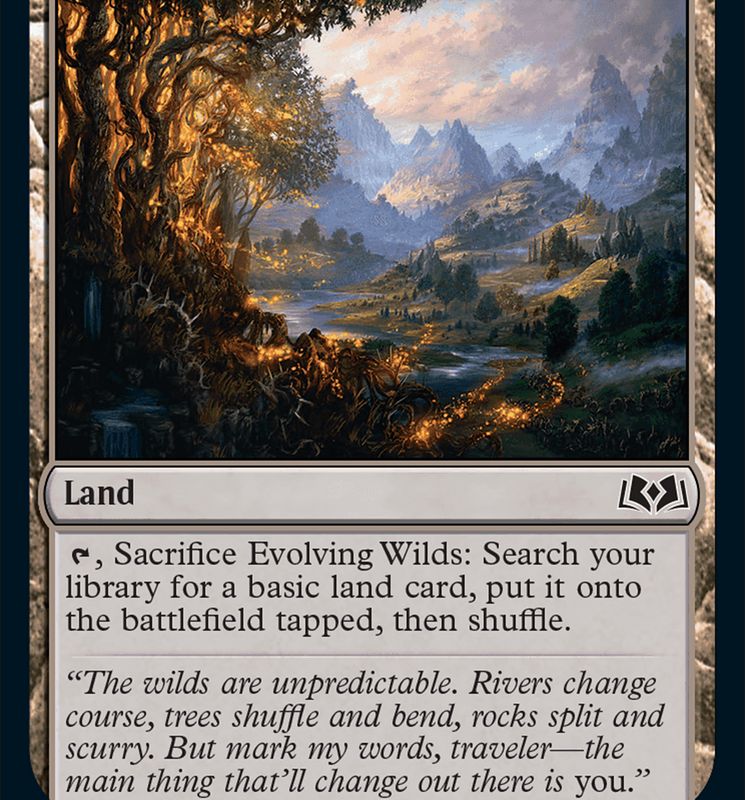 Evolving Wilds [Wilds of Eldraine]