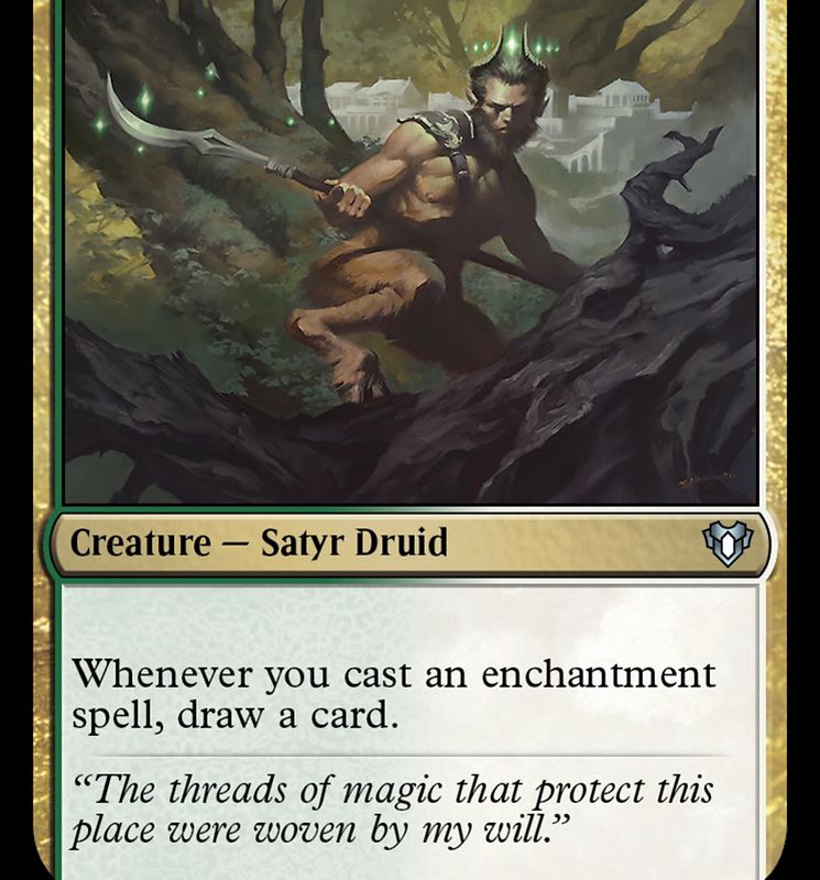 Satyr Enchanter [Commander Masters]