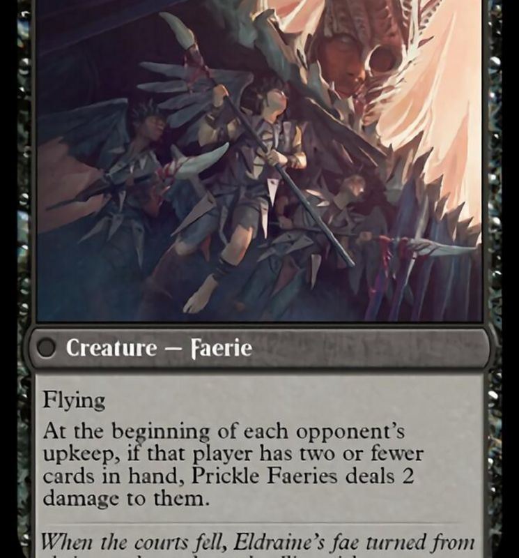 Invasion of Eldraine // Prickle Faeries [March of the Machine]