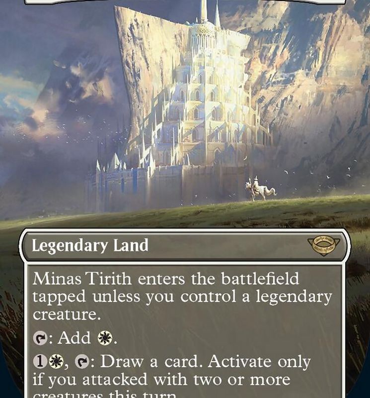 Minas Tirith (Borderless Alternate Art) (341) [The Lord of the Rings: Tales of Middle-Earth]