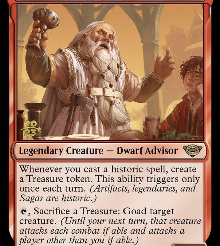 Gloin, Dwarf Emissary [The Lord of the Rings: Tales of Middle-Earth Prerelease Promos]