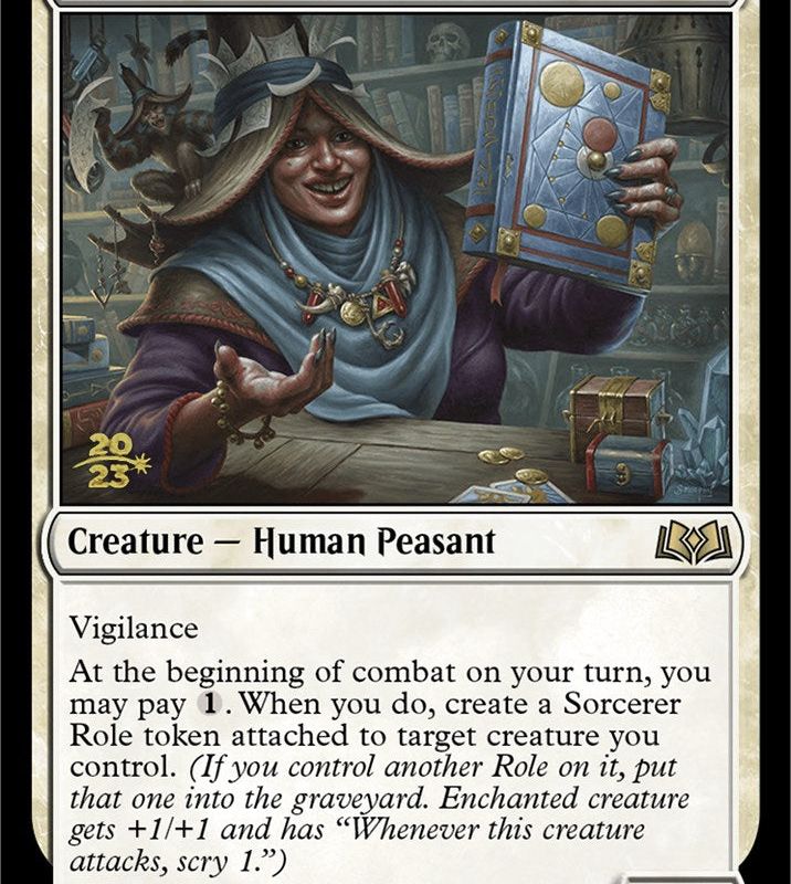 Spellbook Vendor [Wilds of Eldraine Prerelease Promos]