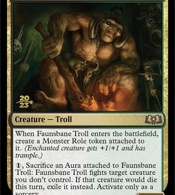 Faunsbane Troll [Wilds of Eldraine Prerelease Promos]
