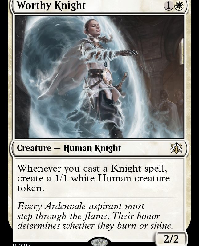 Worthy Knight [March of the Machine Commander]