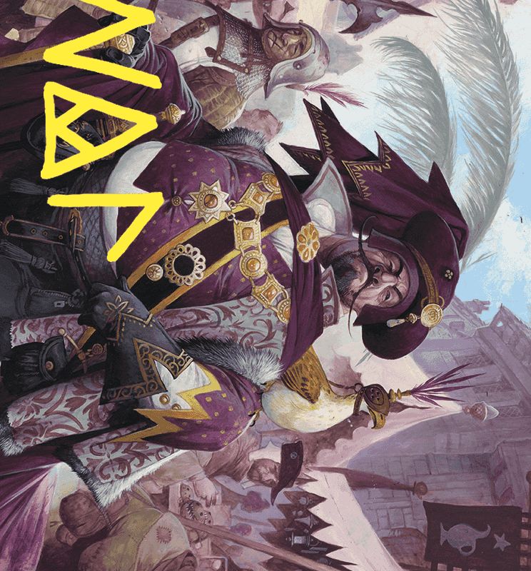 Discerning Financier Art Card (Gold-Stamped Signature) [Wilds of Eldraine Art Series]