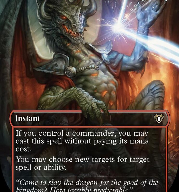 Deflecting Swat (Borderless Alternate Art) [Commander Masters]