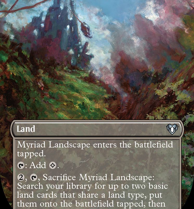 Myriad Landscape (Borderless Alternate Art) [Commander Masters]