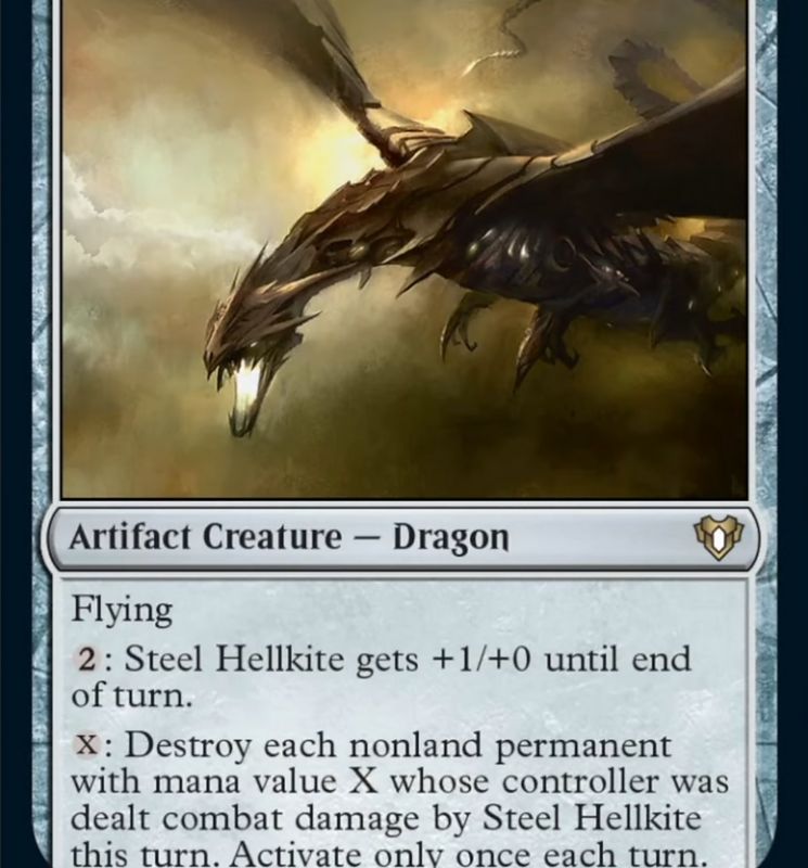 Steel Hellkite [Commander Masters]
