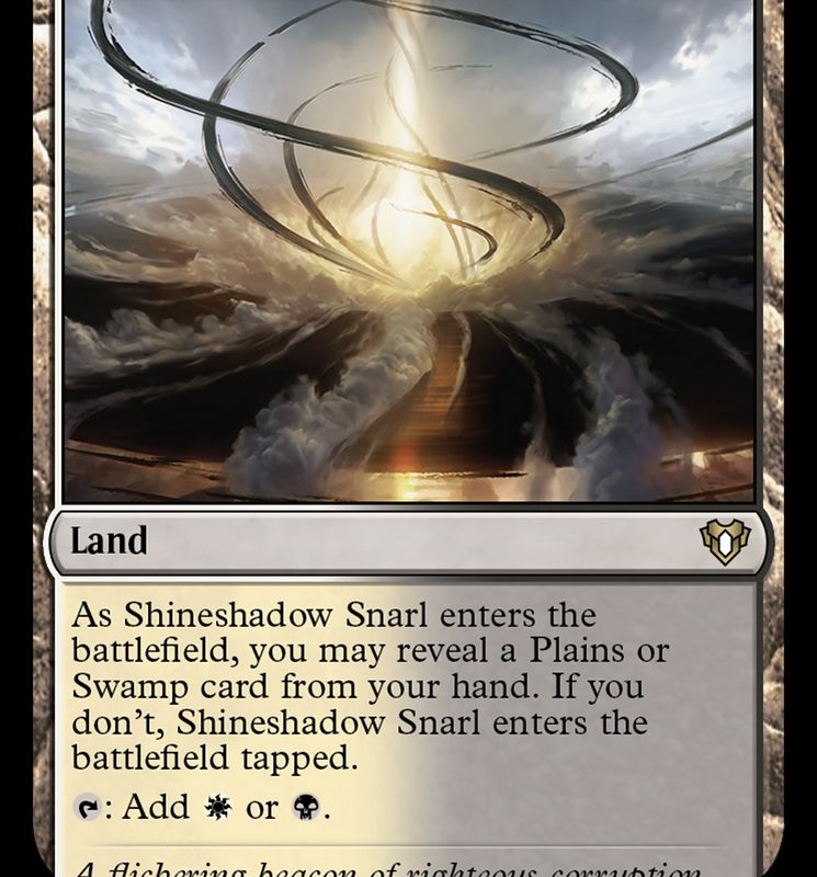 Shineshadow Snarl [Commander Masters]