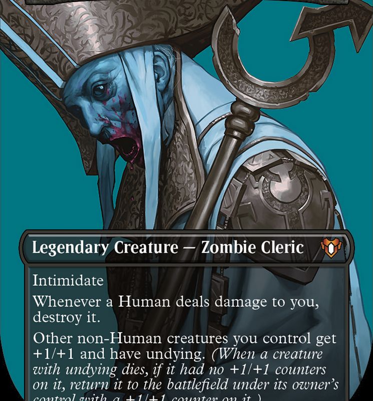 Mikaeus, the Unhallowed (Borderless Textured Foil Frame Break) [Commander Masters]