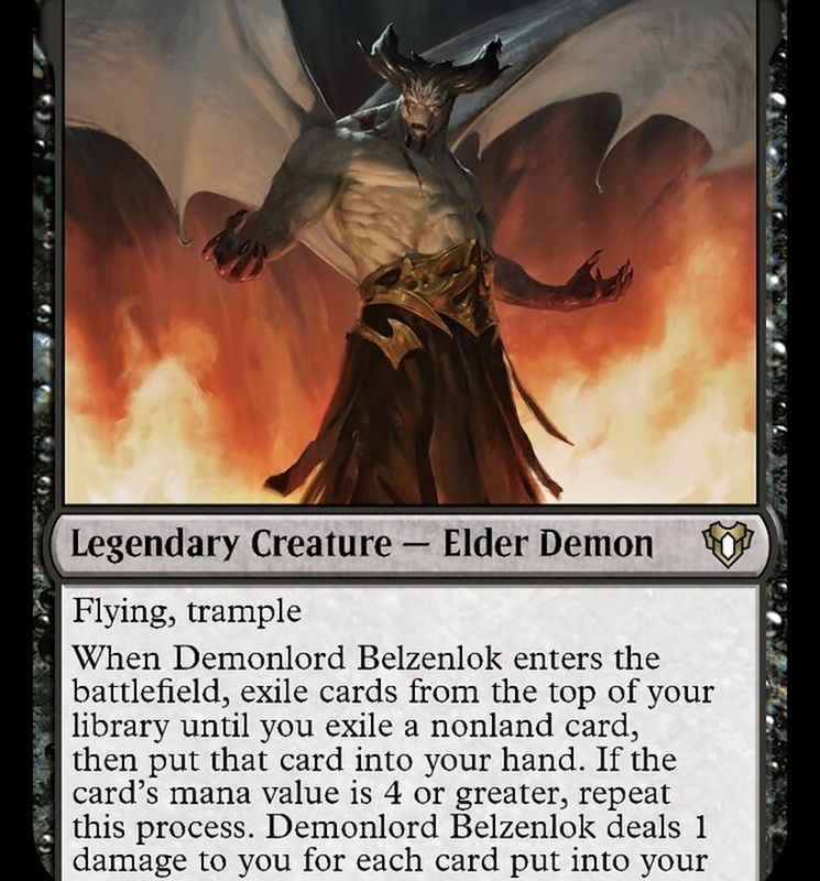 Demonlord Belzenlok [Commander Masters]