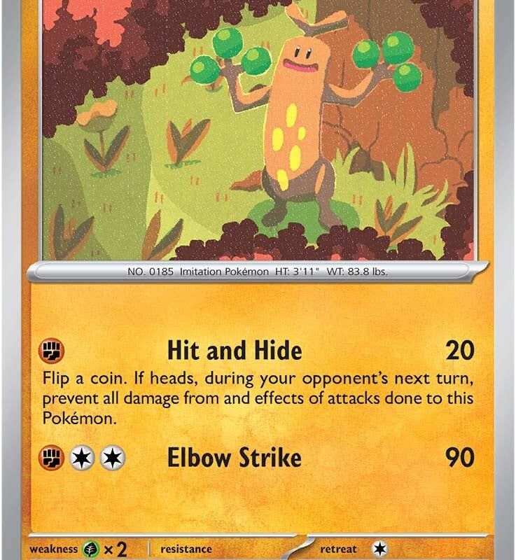 Sudowoodo (109/193) [Scarlet & Violet: Paldea Evolved]