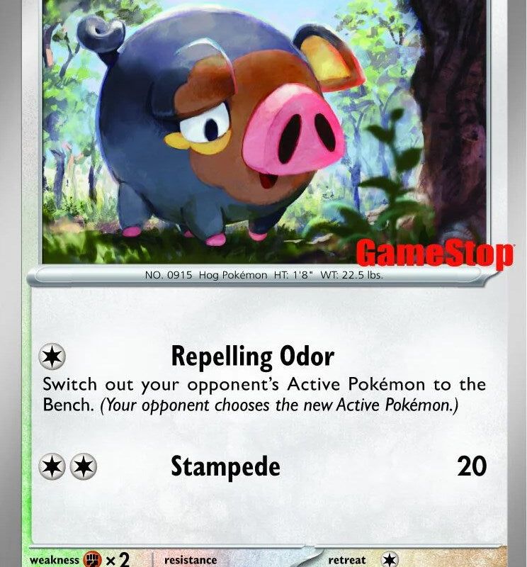 Lechonk (154/198) (GameStop Promo) [Scarlet & Violet: Base Set]