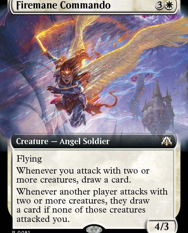 Firemane Commando (Extended Art) [March of the Machine Commander]