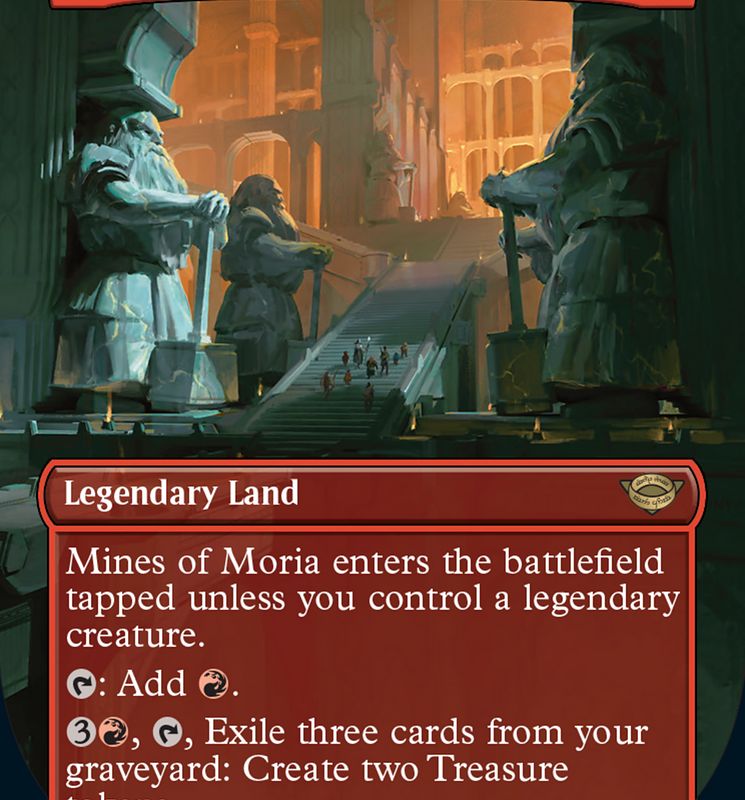 Mines of Moria (Borderless Alternate Art) (342) [The Lord of the Rings: Tales of Middle-Earth]