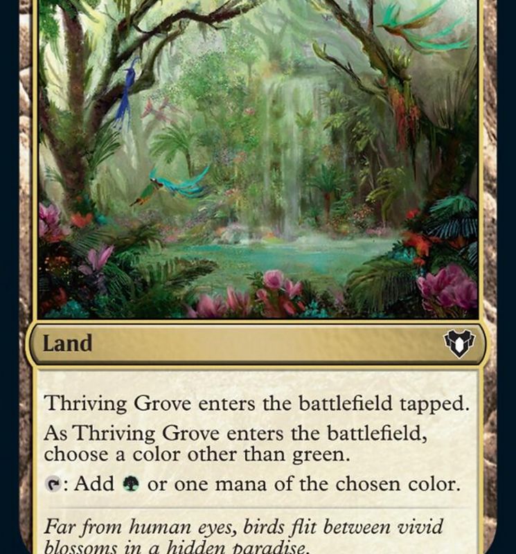 Thriving Grove [Commander Masters]