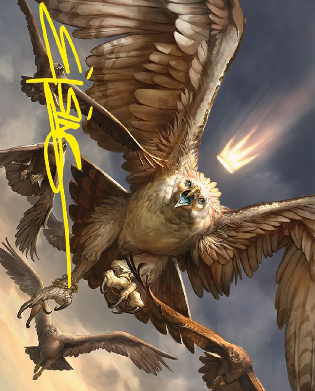 Gwaihir, Greatest of the Eagles Art Card (Gold-Stamped Signature) [The Lord of the Rings: Tales of Middle-earth Art Series]