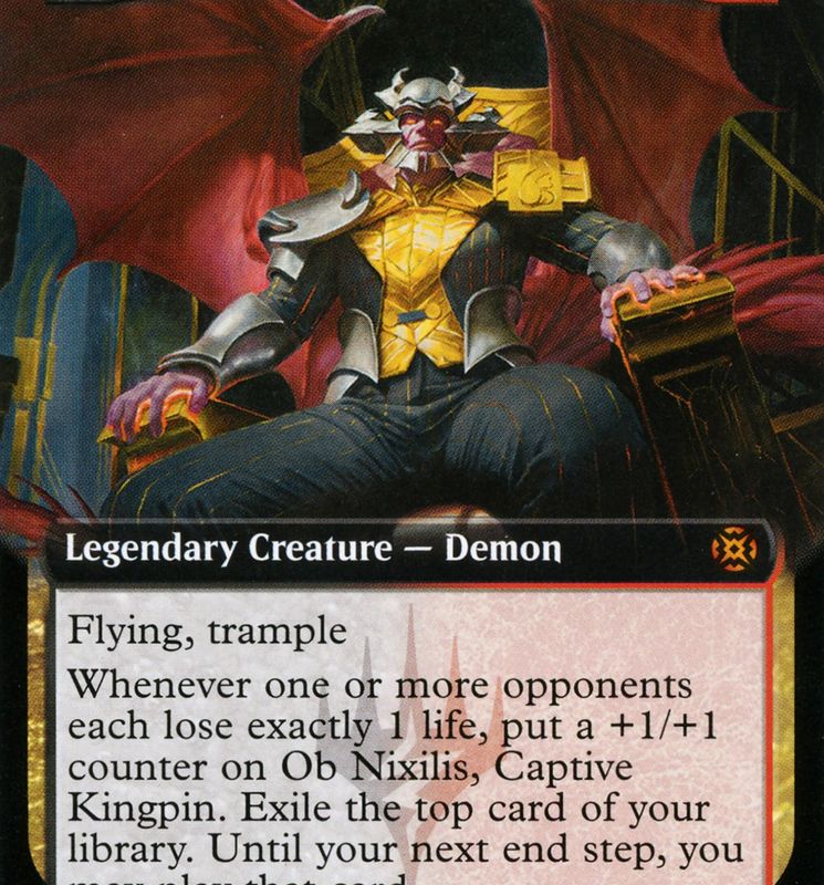 Ob Nixilis, Captive Kingpin (Extended Art) [March of the Machine: The Aftermath]