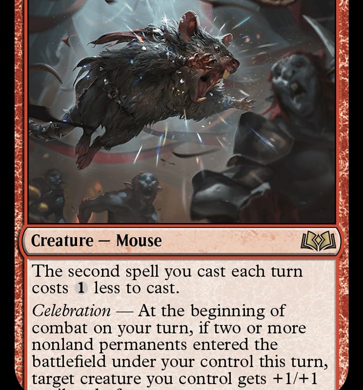 Raging Battle Mouse [Wilds of Eldraine]