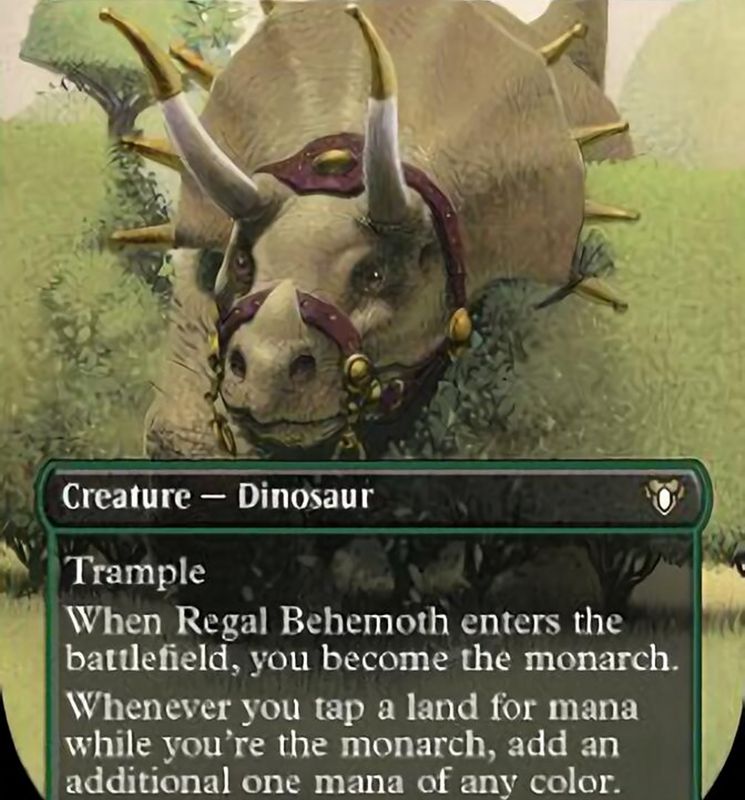 Regal Behemoth (Borderless Alternate Art) [Commander Masters]