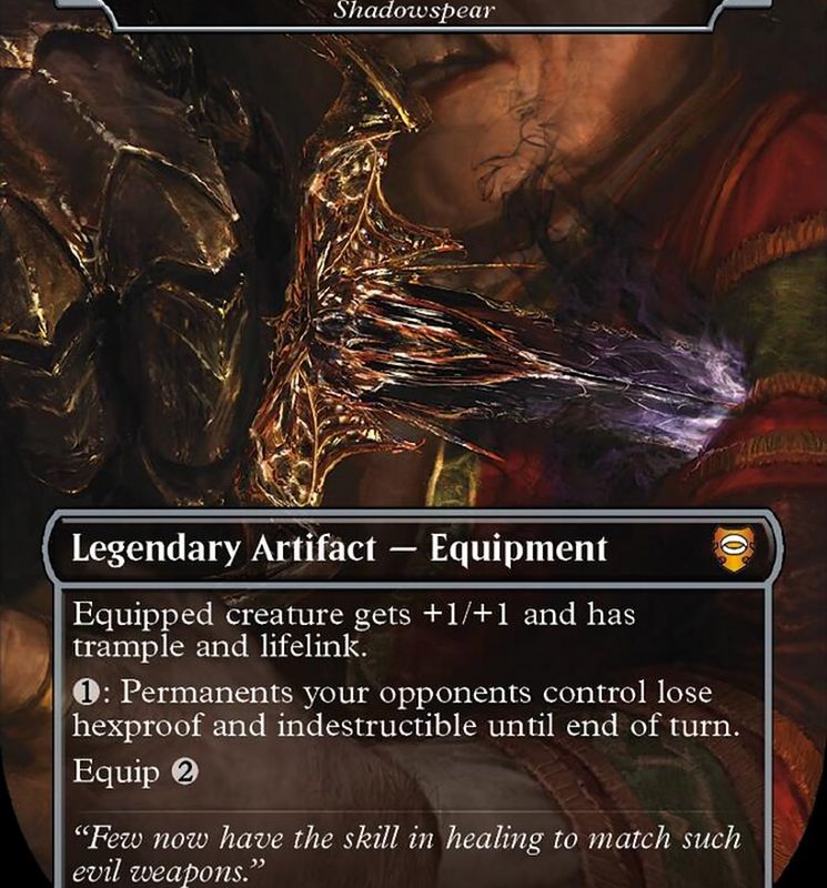 Shadowspear - Morgul-Knife (Surge Foil) [The Lord of the Rings: Tales of Middle-Earth Commander]