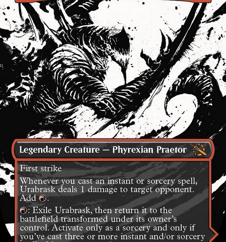 Urabrask // The Great Work (Showcase Planar Booster Fun) [March of the Machine]