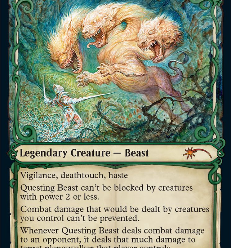 Questing Beast (Halo Foil) [Secret Lair Drop Series]