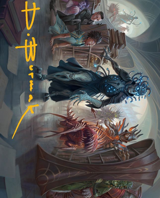 Invasion of Arcavios Art Card (Gold-Stamped Signature) [March of the Machine Art Series]